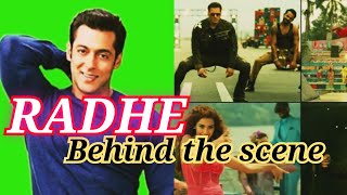 Radhe Movie Bihind the scenes #bts #Radhhe #behindthescne ||