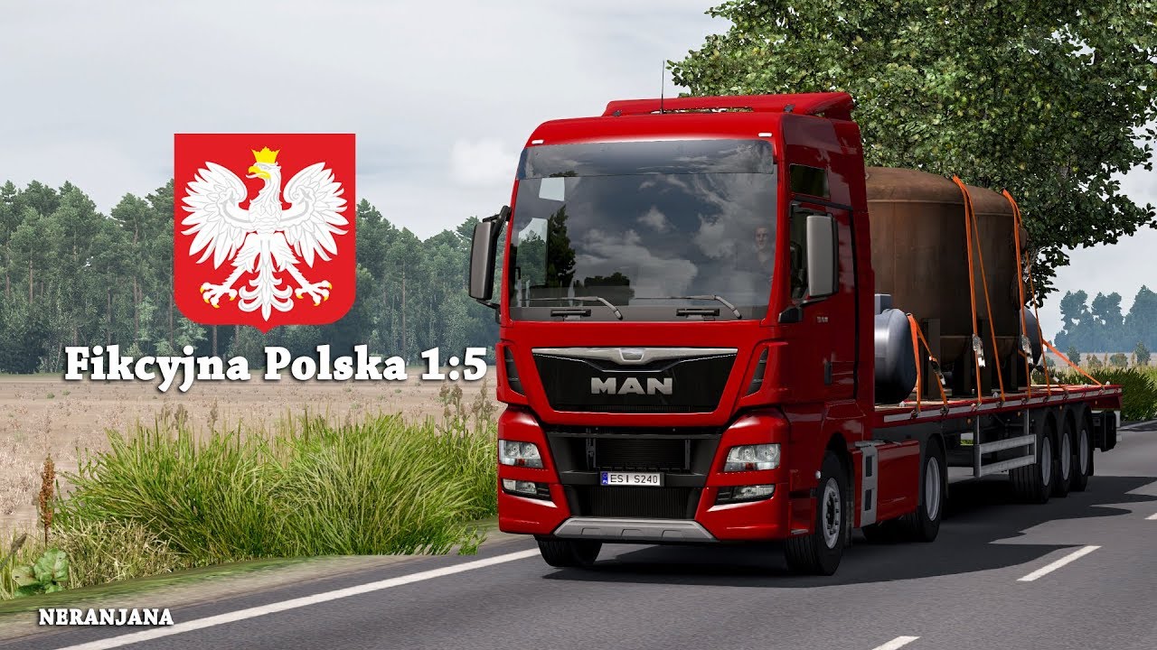 ETS 2 Mod Fikcyjna Polska 15 v1.1 [ETS2 v1.36] YouTube