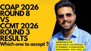 COAP 2026 Round 8 Cutoff || CCMT 2026 Round 3 Cutoff #ccmt #nit #mtech #cutoff #coap @TheCivilGuruji