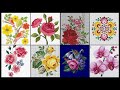 Top 100+ Amazing and Elegant Floral Cross stitch patterns || Charsuti Kerhai Ideas For Everything||