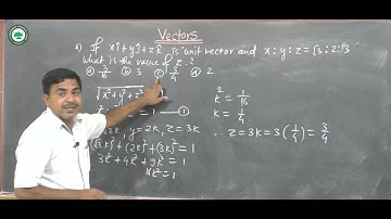 CET (Math) || Topic: Vector part 2 || By Prof. Waybase Sachin