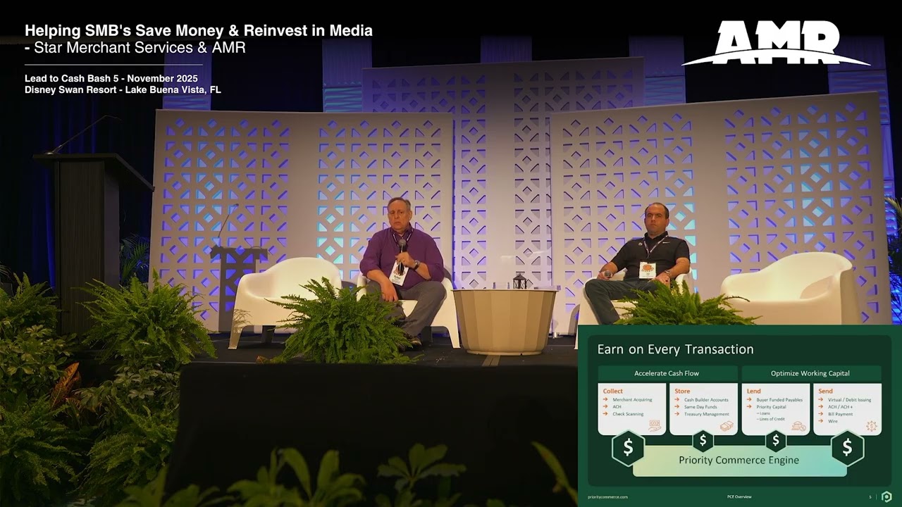 Helping SMB's Save Money & Reinvest in Media - Star Merchant Services & AMR