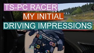 TS-PC Racer Initial Driving Impressions Vs TX Race Wheel