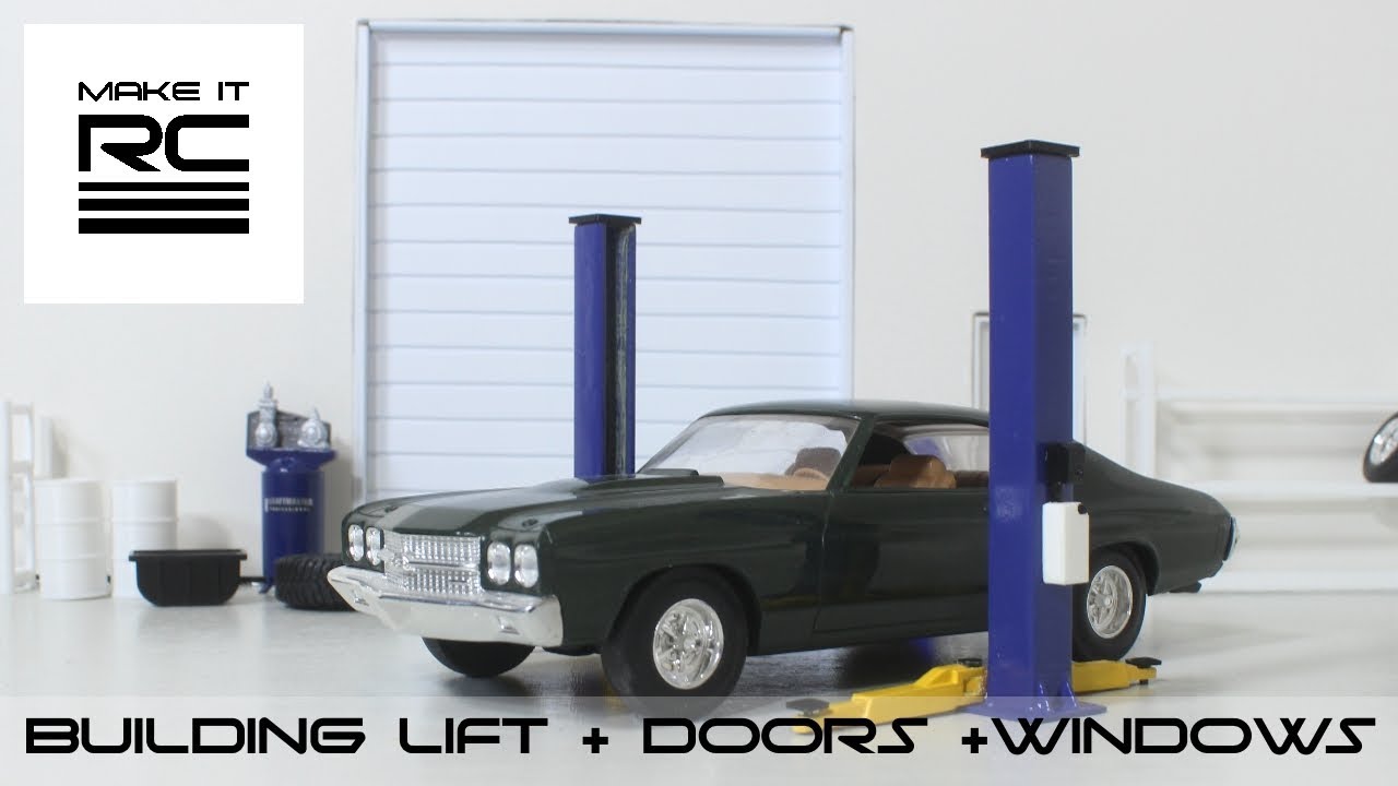 Jouet Voiture Lift 2 Post Garage échelle 1/10 RC garage accessoires 