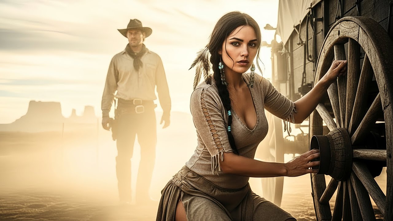 Un vaquero ayudó a una joven apache a reparar su carreta. Al amanecer, jinetes rodearon su cabaña.