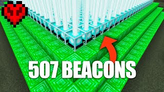 Hice +500 BEACONS en Minecraft Hardcore...