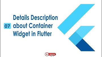 Details Description of Container Widget in Flutter | Flutter Widget | Flutter Basic Urdu | Hindi| 07
