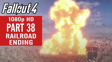 Fallout 4 Gameplay Walkthrough Part 38 The Railroad Ending - No Commentary (1080p HD)