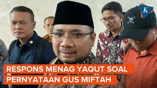 Menag Yaqut Tegaskan Tak Pernah Larang Penggunaan Pengeras Suara Masjid