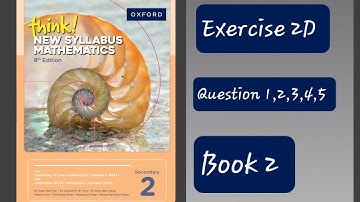 Exercise 2D (Simultaneous Equation) Question 1___5 Think New Syllabus Mathematics 8th Edition Book 2