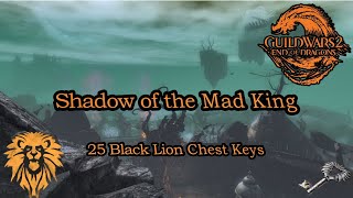 Guild Wars 2 Shadow Of The Mad King 25 Black Lion Chest Keys 2022
