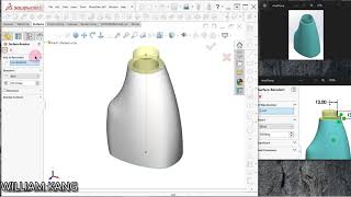 SolidWorks tutorials 62 how to surface loft with guide curve Net Worth