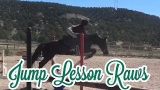 Jumping Lesson Raws - 6/21 // MR EQUESTRIAN