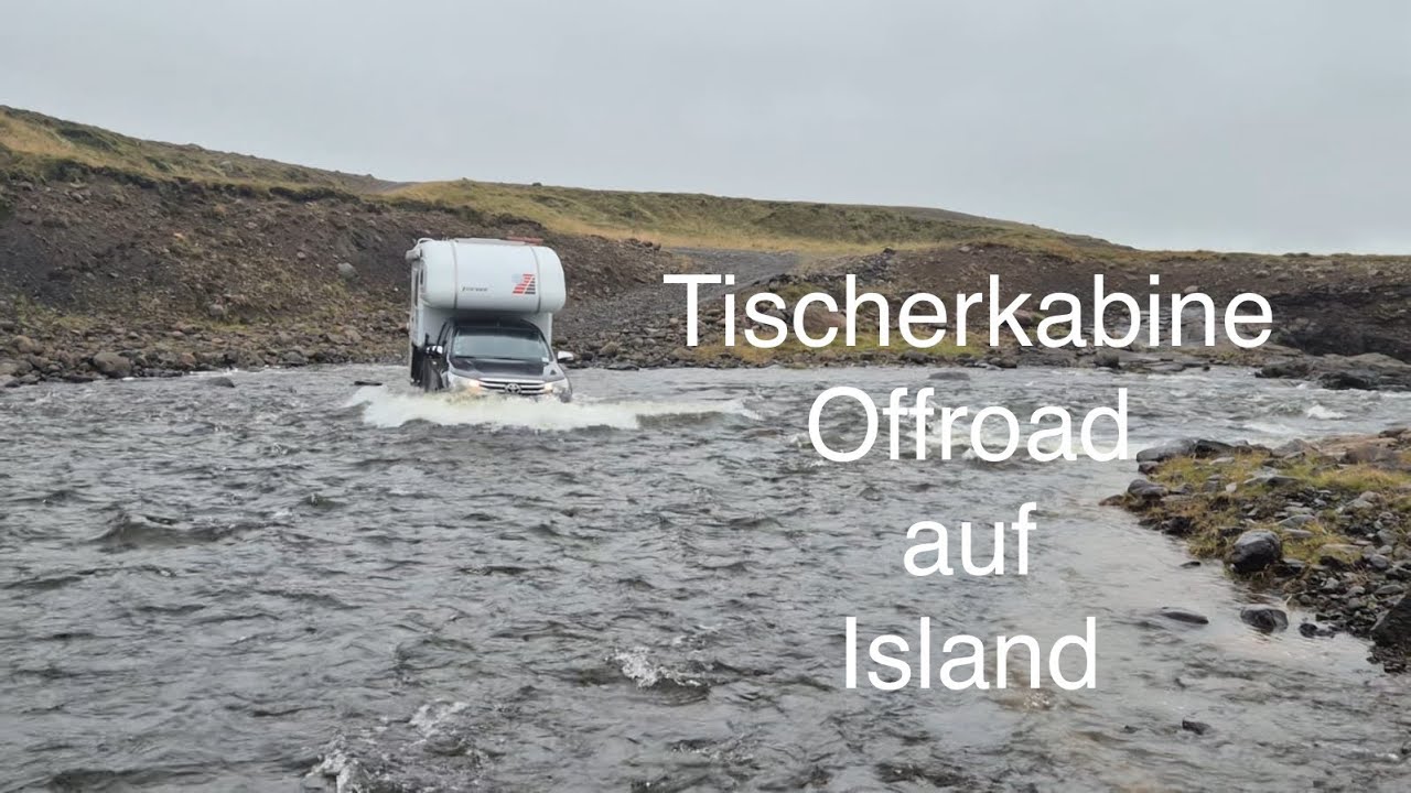 Toyota Hilux mit Tischerkabine auf Island 