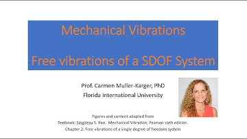 Narrated Lecture CH 2 Free Vibration Part 1 Undamped system