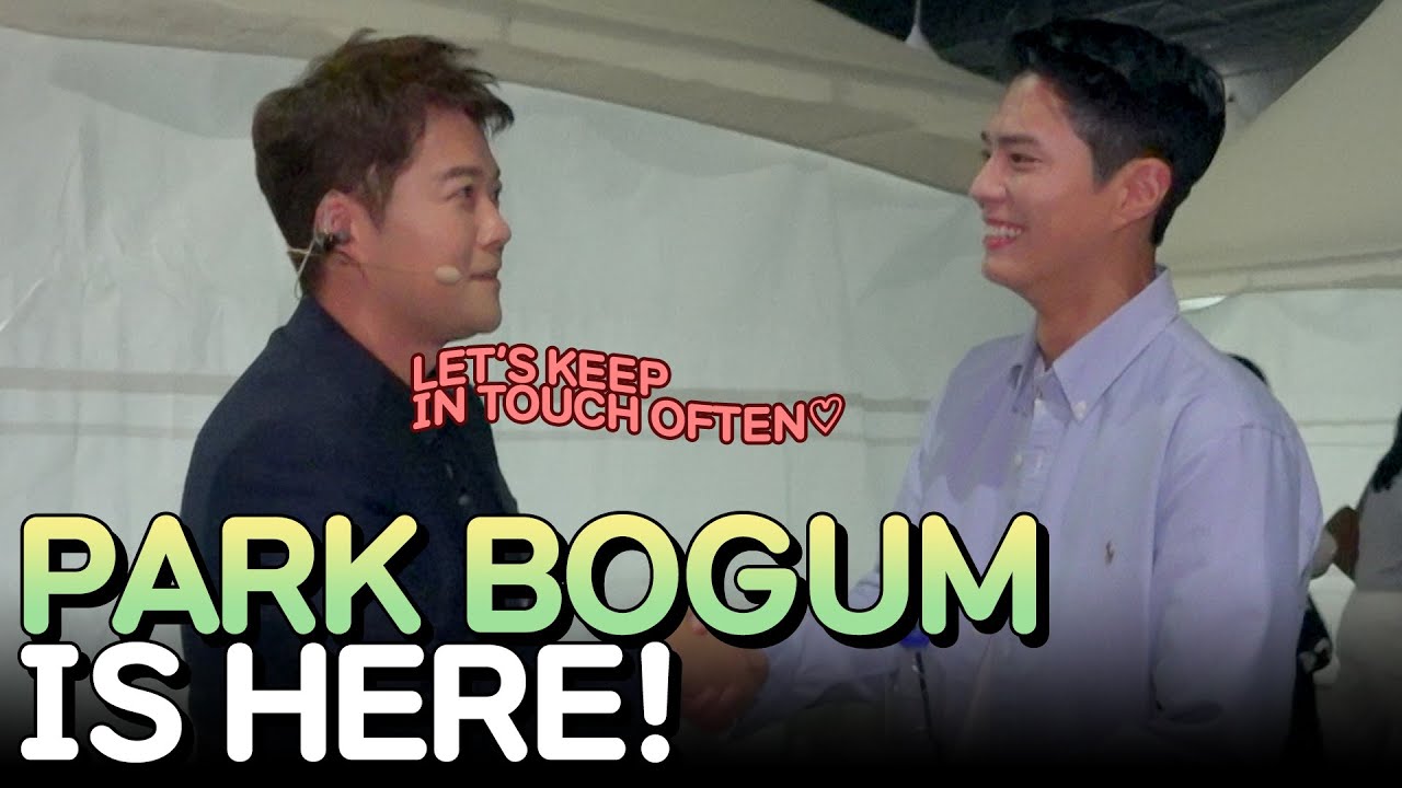 Park Bo-gum's special support that shines even from afar⭐ | Hot Singers