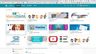 Weekly Folders in Schoology