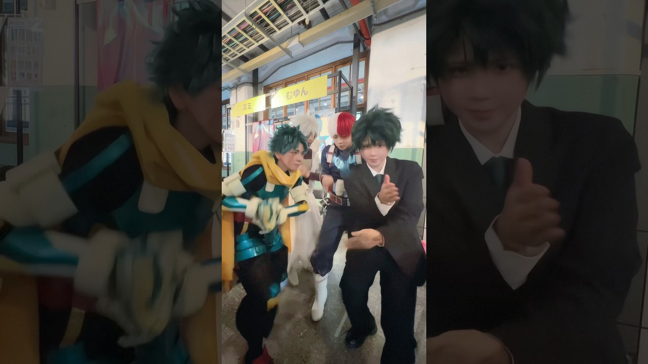 台湾で日本組ヒロアカで夜の踊り子 #acosta台北 #mhacosplay #bnhacosplay #ヒロアカコスプレ #deku