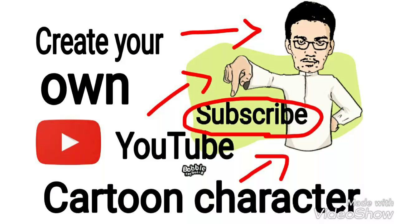 How to make YouTube cartoon character (Easy Method)2019 - YouTube