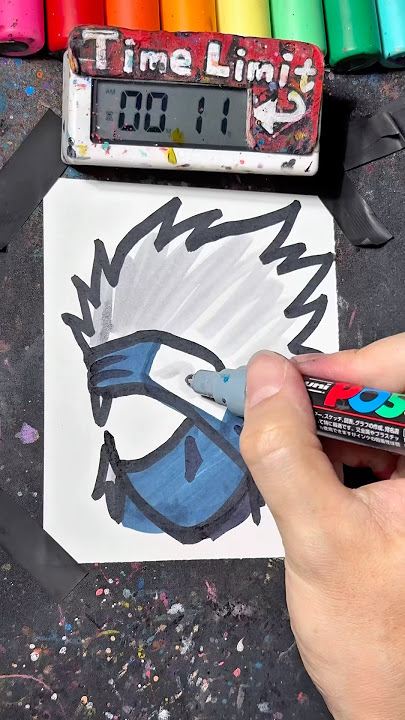 Drawing Kakashi in 50Sec