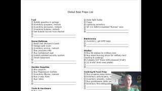 Global Reset Preps List