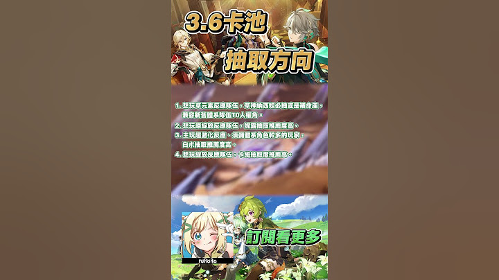 【#原神】1分鐘懶人包▸3.6版本卡池抽取建議，超懶濃縮版｜納西妲、妮露、甘雨、白朮、卡維？ - 天天要聞