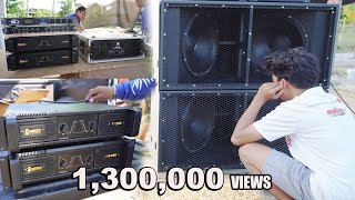 How to make a beautiful pair of 18 inch subwoofer speakers - The art of making speakers