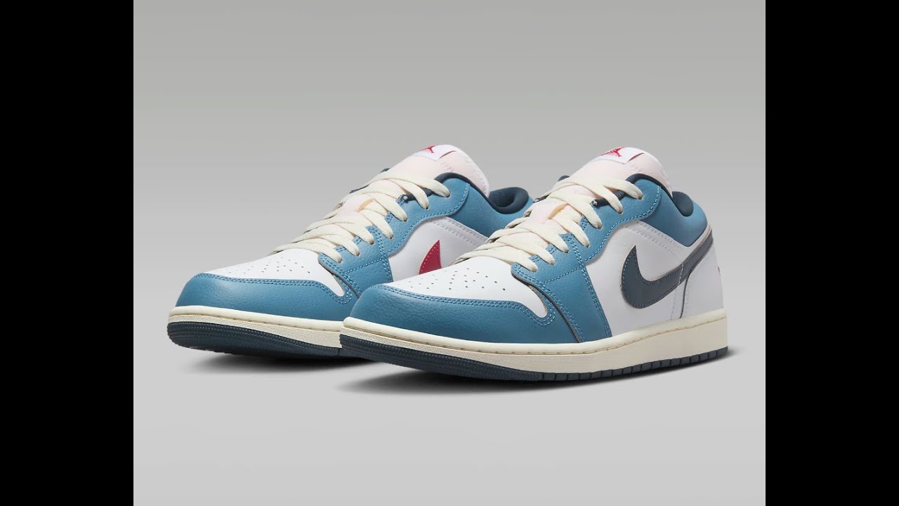 Air Jordan 1 Low SE White Aegean Storm, Pale Ivory, Armory Navy 