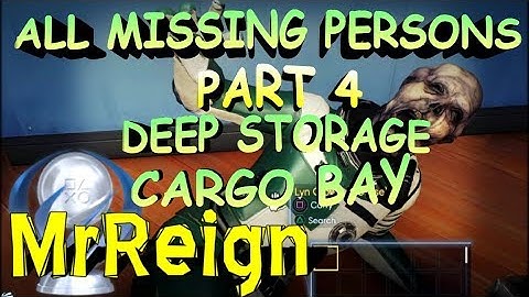 Prey - All Missing Persons & Volunteers Part 4 - Deep Storage & Cargo Bay - Missing Persons Guide