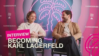 Daniel Brühl et Alex Lutz : une rencontre Haute-couture pour la série Becoming Karl Lagerfeld