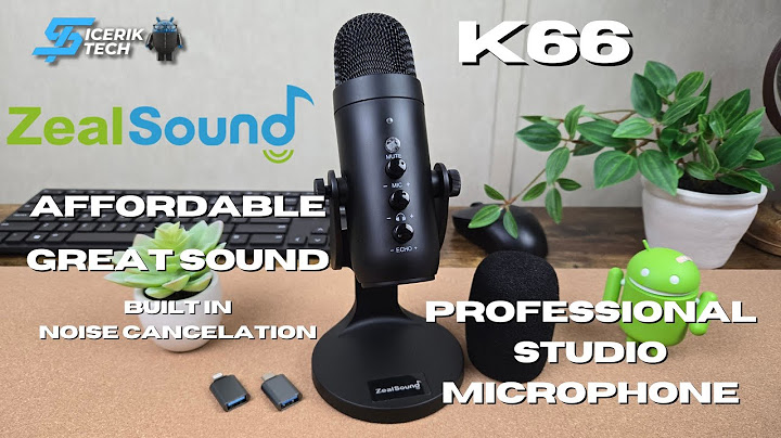 Zeal Sound K66 Professional Studio Microphone. Plug and Play (Android & Apple)
