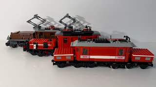 LEGO Trains - 9V Crocodile Locomotive From Set 4551