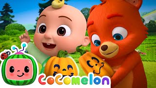 jj friends fall fun pumpkins cocomelon animal time animals