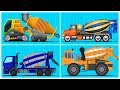 Concrete mixer  street vehicles for children by kids channel