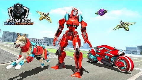 Dog Robot Transform Moto Robot Game