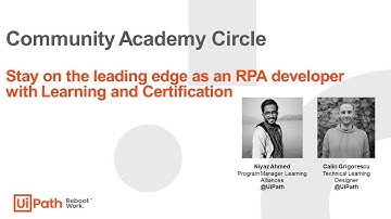 Stay on the leading edge as an RPA Developer with Learning and Certification