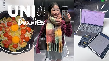 Realistic UK University Life 🍮 | Study With Me, Group Projects + What I Eat as a Student