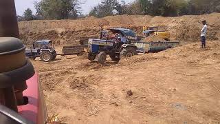 My Swaraj Tractor Power 735 Jcb Load