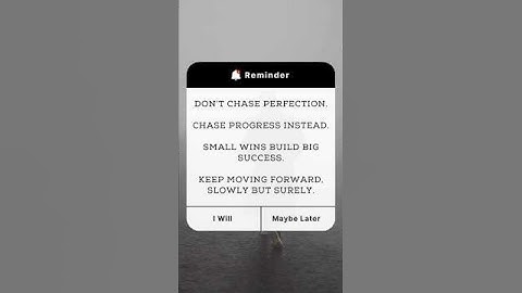 Stop Chasing Perfection — Do This Instead / #shorts #viralshort