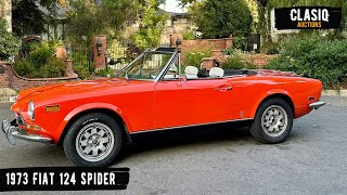 1973 Fiat 124 Spider Cold Start