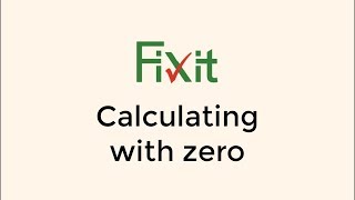 Mistakes with zero in column multiplication