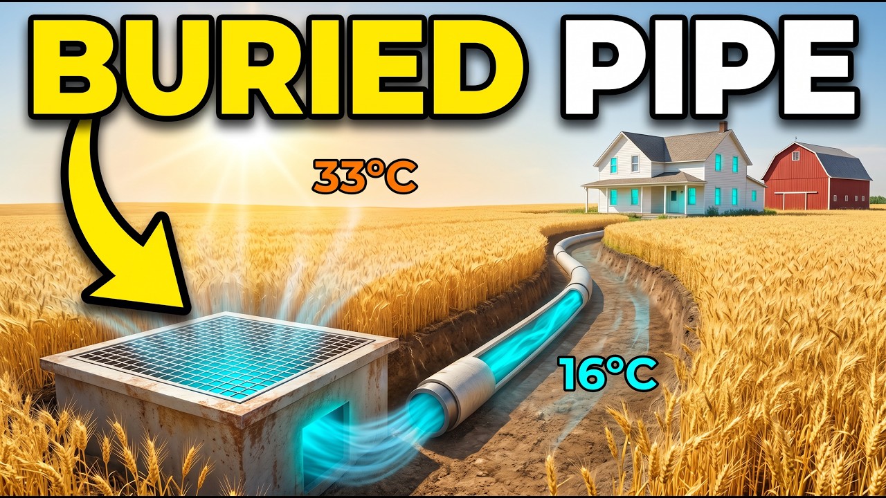 Stop Running Your AC This Summer. Build This $40 Underground Pipe in One Weekend.