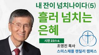 시편 23:1-6. 내 잔이 넘치나이다(5) – 흘러 넘치는 은혜. 조영진 목사