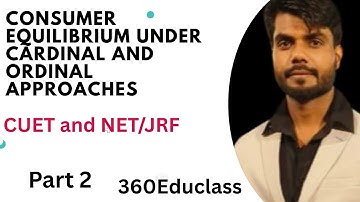 Consumer Equilibrium Part 2 | Indifference Curve | Budget Line | Ordinal Approach #ugcnet #cuet