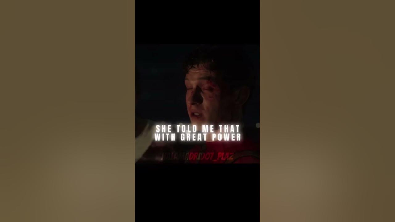 “Uncle Ben Said It” ||Spider-Man Edit|| All The Stars Kendrick Lamar X SZA
