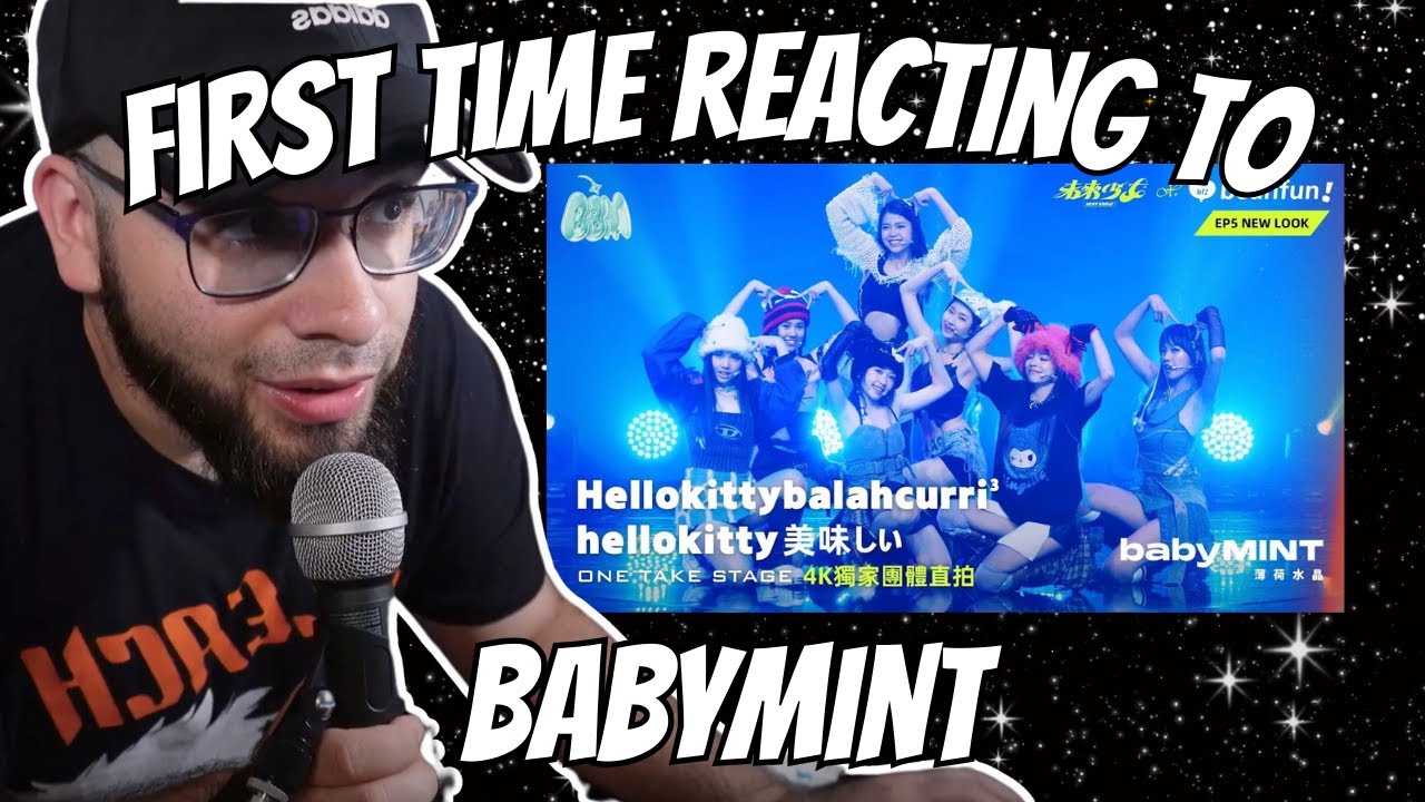 Reacting to babyMINT 薄荷水晶 for the first time! Hellokitty美味しい Reaction! Babymint reaction hellokitty