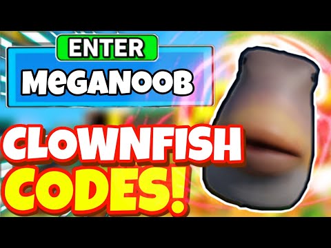 ALL NEW SECRET *CLOWNFISH* UPDATE OP CODES In Mega Noob Simulator! (Mega Noob Simulator)