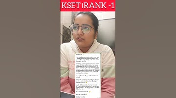 kset result out. RANK-1#hindiwithricha#richajain#ugcnet#netexam#ugcnetjrf