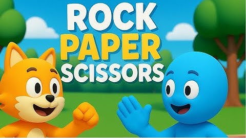 Create AMAZING Rock Paper Scissors Game in SCRATCH Tutorial