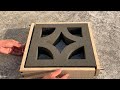 Diy  cement ideas tips  make cement ventilation bricks from wood molds  decorate your home